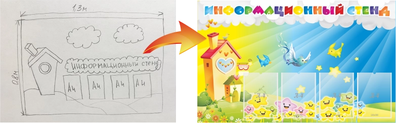 НЕ НАШЛИ НУЖНЫЙ СТЕНД? ЗАКАЖИТЕ БЕСПЛАТНЫЙ ДИЗАЙН!